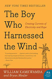 GabKardon's tweet photo. Just read #TheBoyWhoHarnessedtheWind. In my top 10 favorite books! Inspiring story of 14 yr @wkamkwamba in #Malawi who uses ingenuity, library books, and junkyard scraps to build a windmill - providing electricity and transforming #Wimbe, his village. https://t.co/RXTxWy6ODO