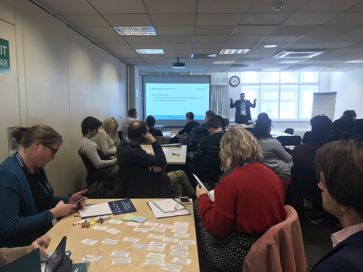 tlsburnett's tweet photo. “There’s no such thing as non-traditional” - progressing your priorities and working in partnership. Looking forward to accessing @sparqs_scotland PGT course rep training resources when I get home! #ESEC2019 @TSEPartnership https://t.co/AnU5XjbMJs