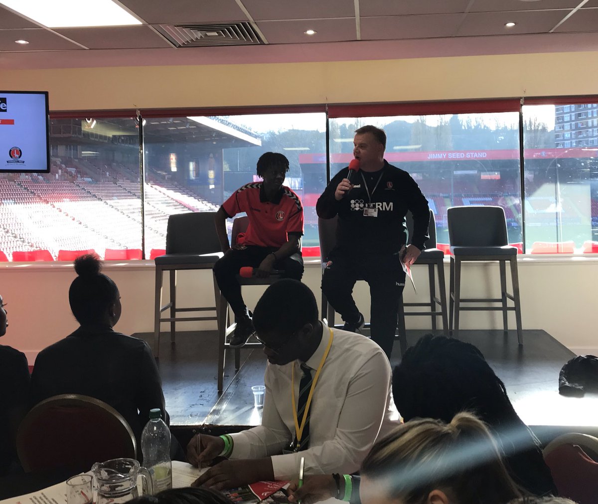 CAFCTrust's tweet photo. Finishing off the insightful Anti-Knife crime summit, @CAFCofficial player Junior Quitirna has joined us to give us his views on the topic and how young people can make a positive impact in their lives. #chooselife #svrl https://t.co/MAYMrlfPDk