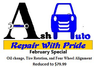 AshAuto2's tweet image. Can’t beat this deal! Alignment, oil change, and a rotation! February special! Price reduced #Automotive #car #truck #ashauto