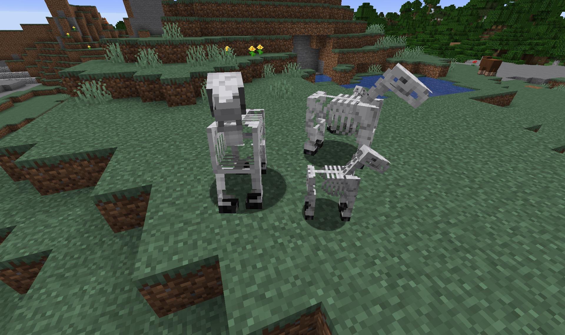 Minecraft News New Minecraft Skeleton Horse Textures From Jasperboerstra Looks Awesome What Do You Think D