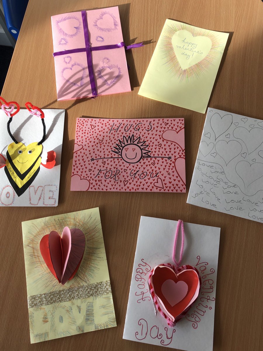 😍Happy Valentine’s Day😍@Head_CoalClough #madewithlove #creativeclassrooms #handmade