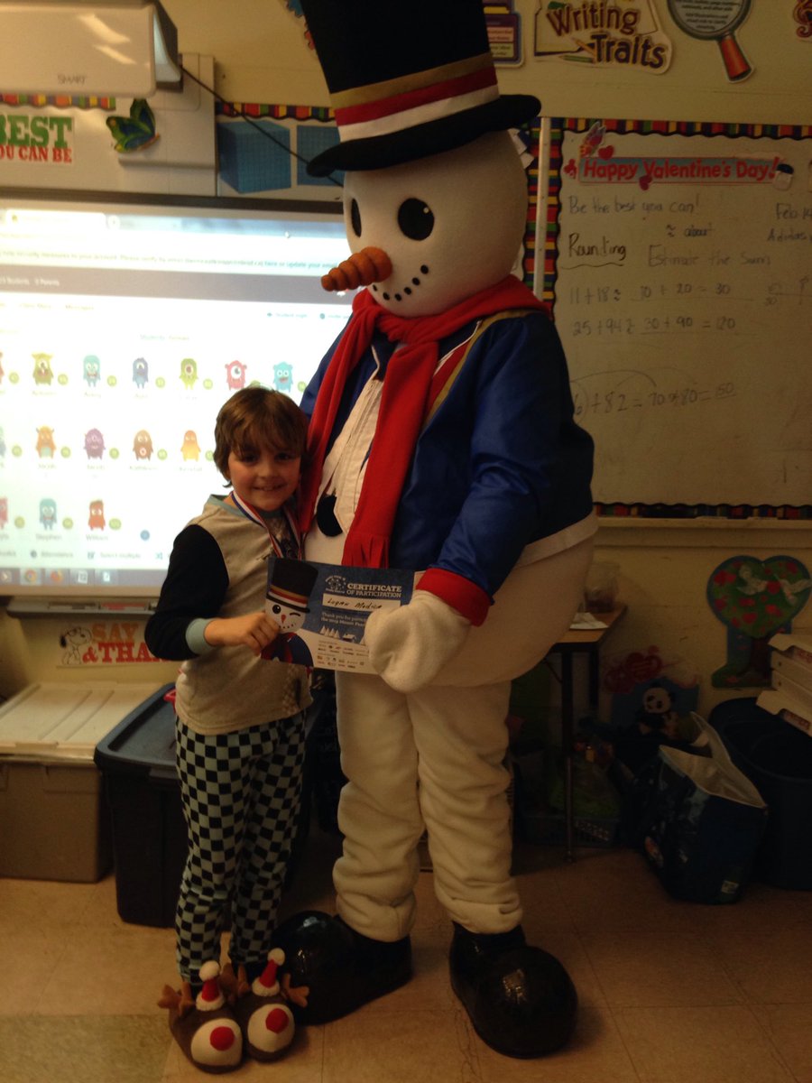 MorrisAcademy1's tweet photo. Congratulations to our Frosty Festival colouring contest winner! Mrs. Atkinson's class was treated to a pizza party for lunch today! Thank you @Mount_Pearl ! https://t.co/Q4Mr7Ab3yO