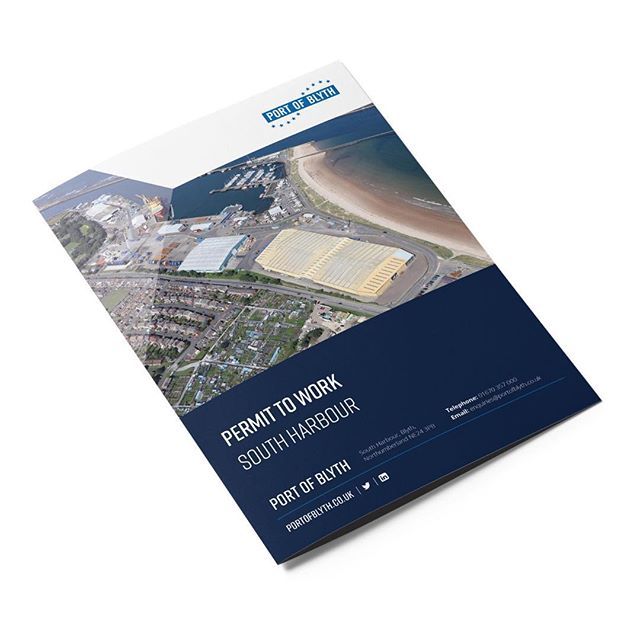 Leaflet design by El Roboto for Port of Blyth bit.ly/2GpGjzm