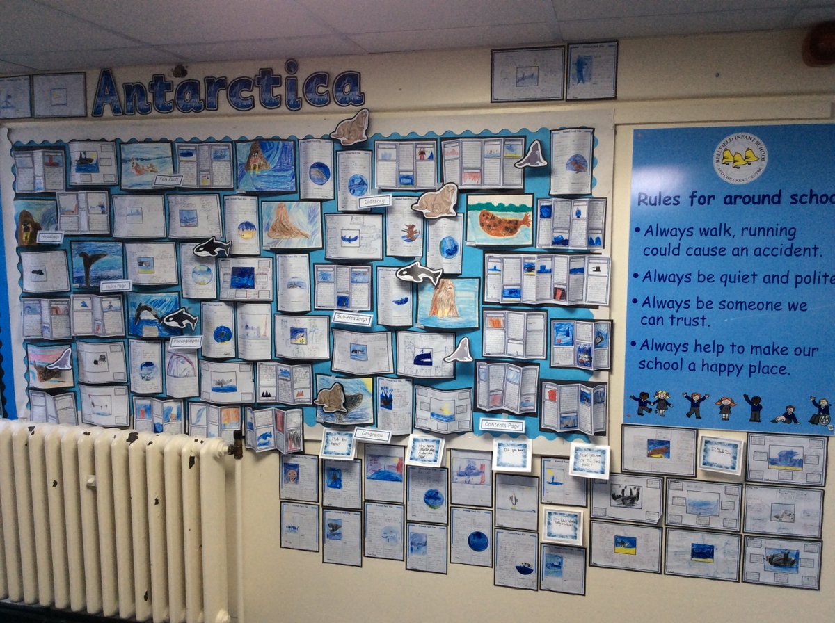 Y2Bellfieldi's tweet photo. The children in 2B were very enthusiastic about their Antarctica Fact Files! So much so that they asked the teachers if they could do more! https://t.co/VBF3itW5vB