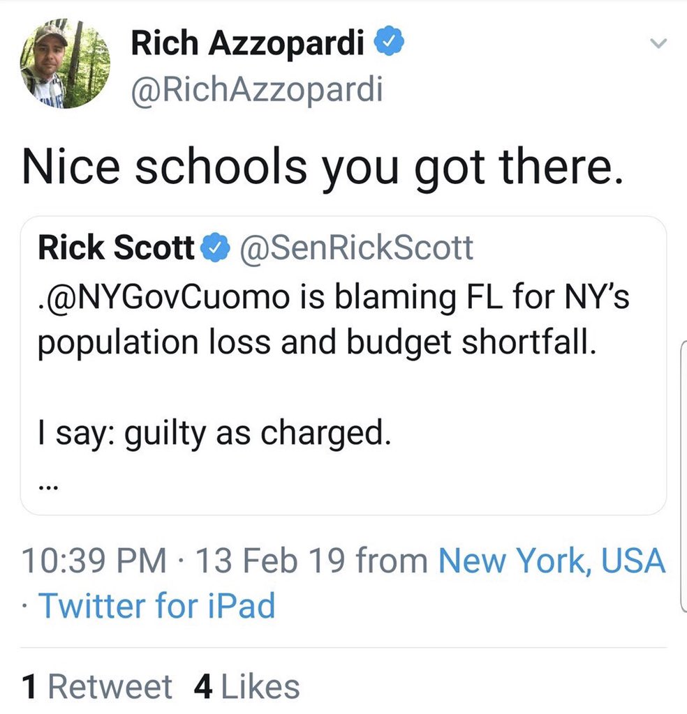 Rich Azzopardi (Cuomo's top aide) deletes tweet mocking Florida on anniversary of Parkland shooting