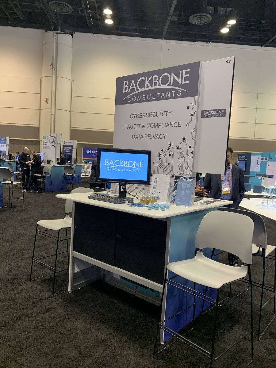 ConsultBackbone's tweet photo. It’s the the third and final day here at #himss19. Stop by and visit Backbone Consultants in booth 400-92 to see a pen test demo (pictured below) we’d LOVE to meet you! ;-) https://t.co/knXmJ0oOeW