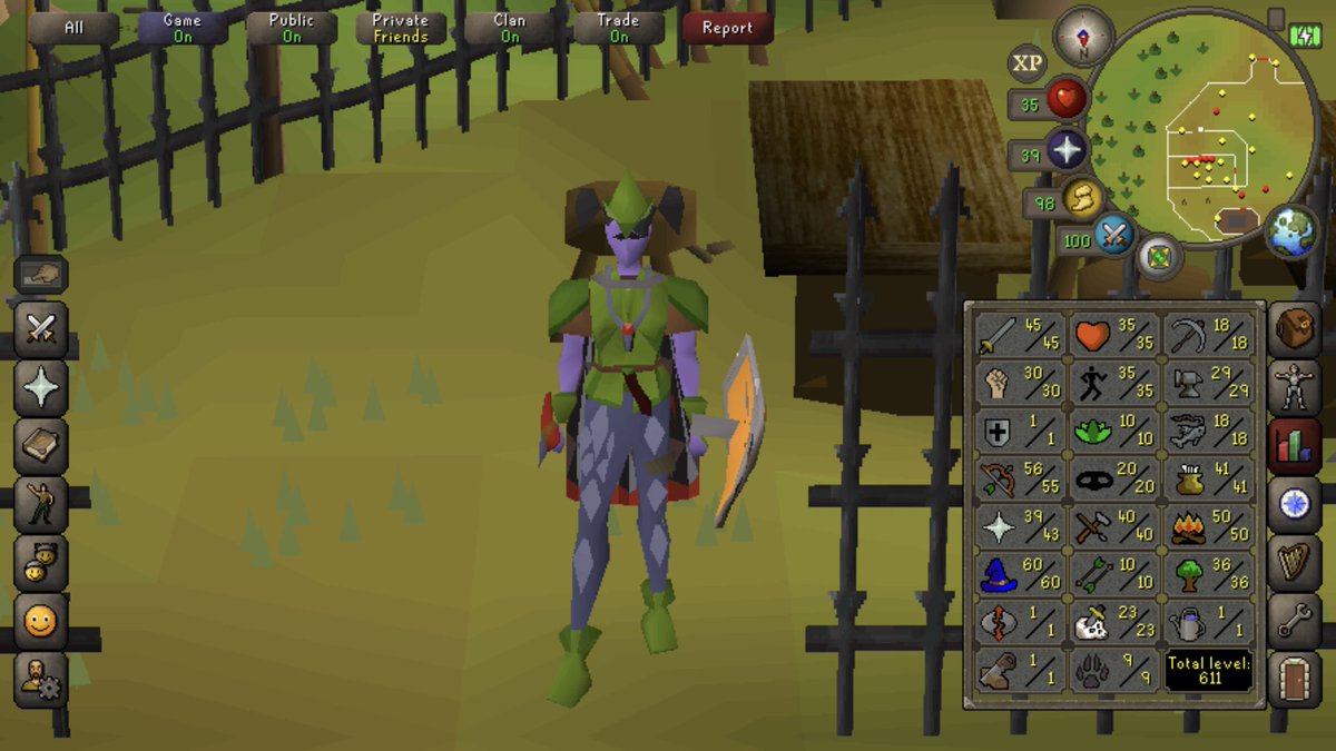 Day 3 on the pure. This is my first ever Pking account and I’m so motivated to get into the wild! <a href="/mrshll/">Mr Marshall</a> <a href="/Torvesta/">Torvesta</a> <a href="/KFramed/">Framed</a>