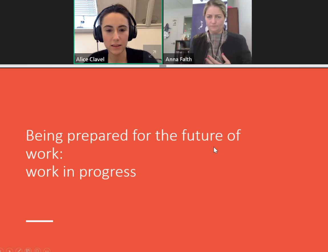 We must actively shape the #futureofwork to mitigate its risks &amp; expand the opportunities to advance #genderequality.  

Being prepared remains a "work in progress" as noted by Alice Clavel of @LeWagonBerlin