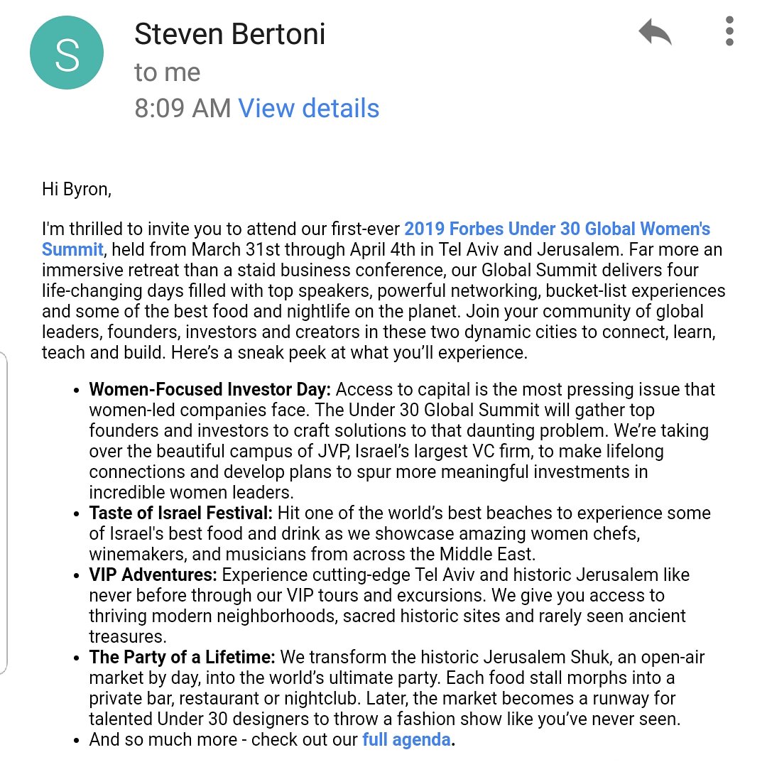 @Forbes Thank you so much for the invitation. #Forbes #Jerusalem #MoSoul #TheHipHopPreacher #FromTheHoodForTheHood #Detroit #JustAKidFromTheHood #ForbesTheCulture