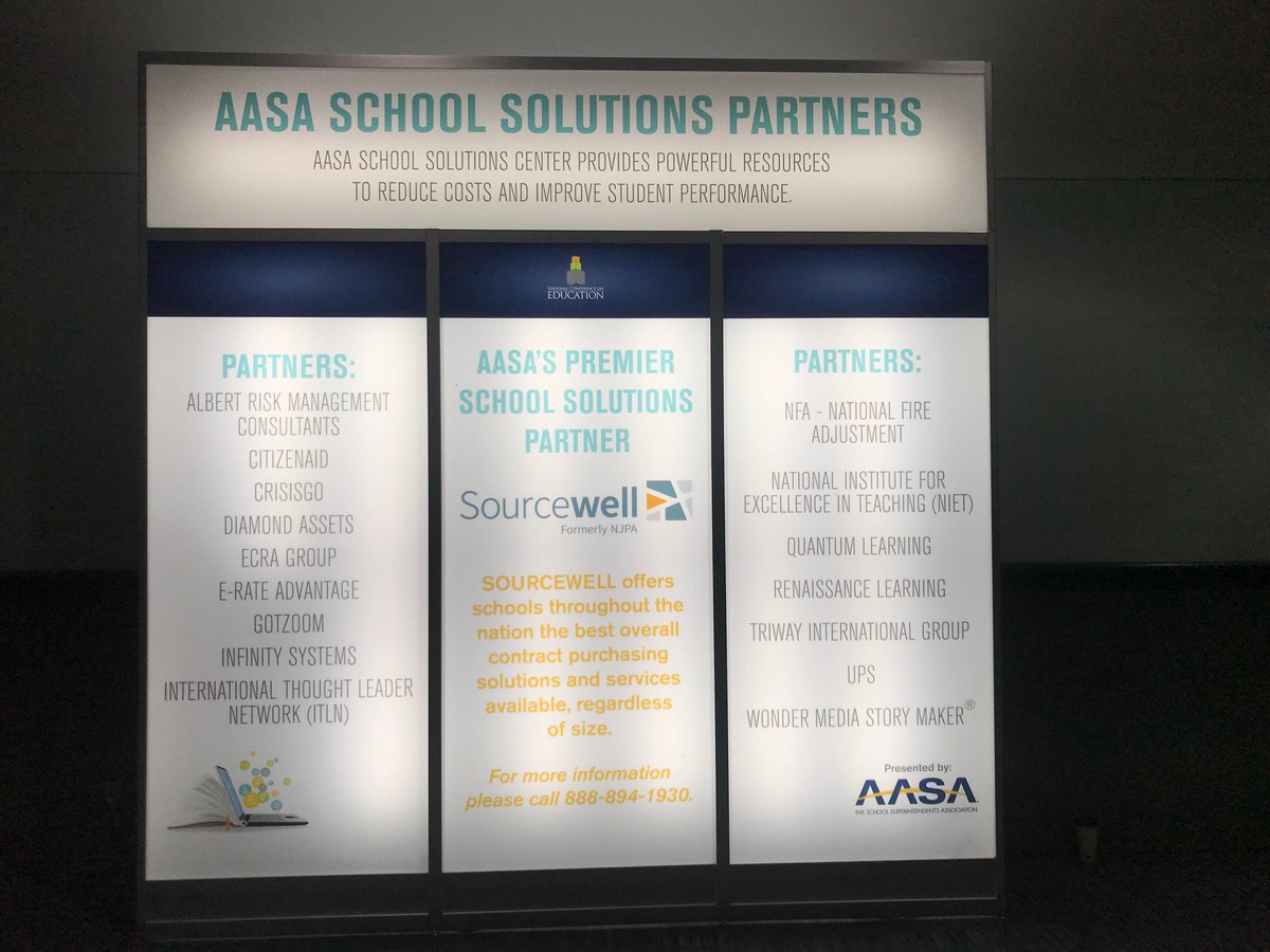 AASAHQ's tweet image. From all of us at AASA, we are so thrilled to welcome YOU to the 2019 National Conference on Education! #NCE19 #leadersmatter