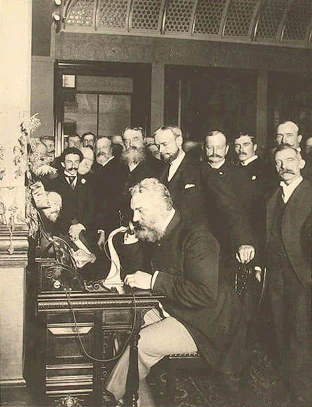 MagratheaTel's tweet image. On this day in 1872, Alexander Graham Bell and Elisha Gray submitted a  patent for the first ever telephone which resulted in a lengthy and  controversial legal battle. 142 years later and technology continues to  evolve and enable #technology #voip #internettelephony #invention