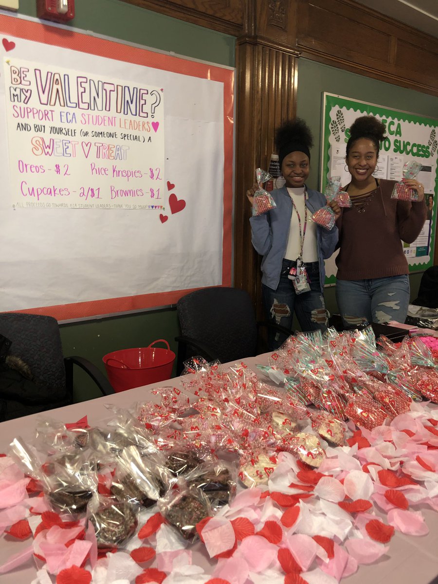 ECA_SL's tweet image. What’s up ECA? The Valentine’s Day Bake Sale is TODAY! Come stop by, we’ll be selling treats all day until 3:30. Don’t miss out!