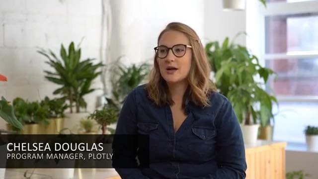 plotlygraphs's tweet image. Chelsea Douglas started here as a software engineer, and now leads several teams and customer outreach programs. In this video, she speaks about the positive, supportive #workculture that has helped her grow in her career #plotlylife 💙 Watch on our IG buff.ly/2Ruv7lZ 📺