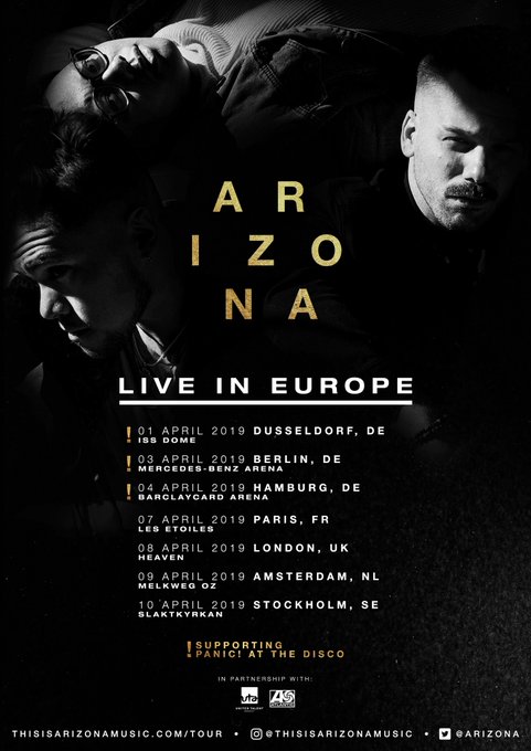 - Important Message Regarding Our European Tour -  * following shows rescheduled * - Paris, FR (now April