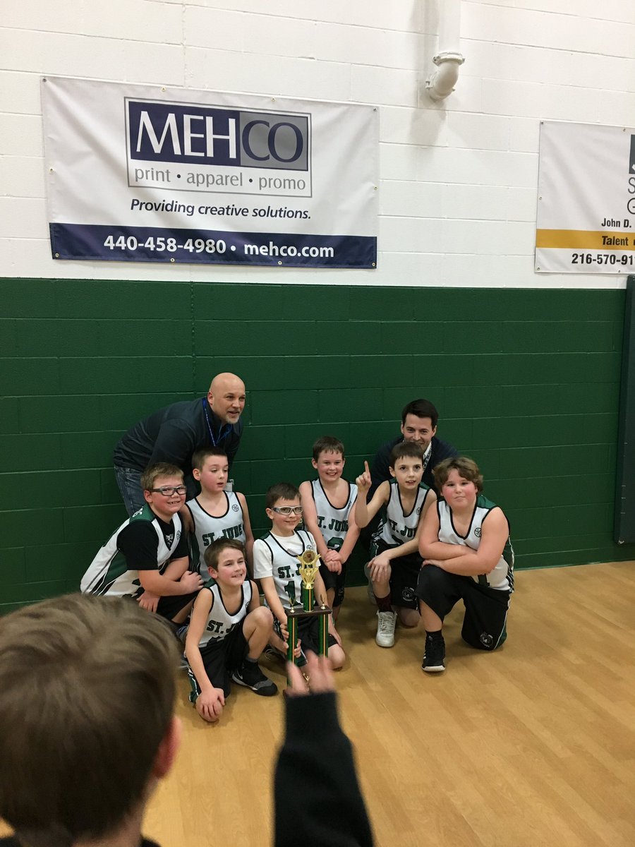 StJudesCYO's tweet photo. Congrats to our 3rd grade boys basketball team coached by Ray Volney and Michael Dyer for winning the St. Jude tournament!! https://t.co/2vFuxfVVjl