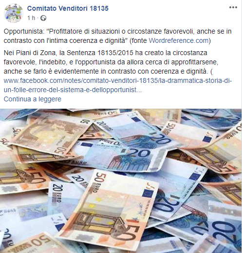 CVenditori18135's tweet photo. Opportunista: "Profittatore di situazioni o circostanze favorevoli, anche se in contrasto con l'intima coerenza e dignità" 
La #sentenza18135 ha creato la circostanza favorevole, l'indebito, e l'opportunista da allora cerca di approfittarsene https://t.co/hXrulgtlwz https://t.co/XmynV4G6oV