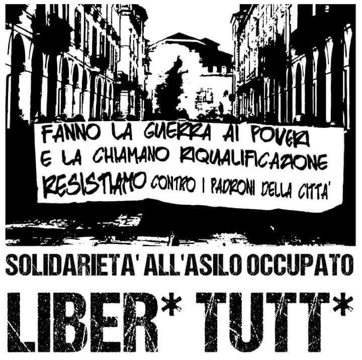 Fulvio libero!senza obblighi 

No alla criminalizzazione di movimenti, persone e spazi sociali. 

Solidarietà ai "prigionieri politici". 
Tutt* liber*