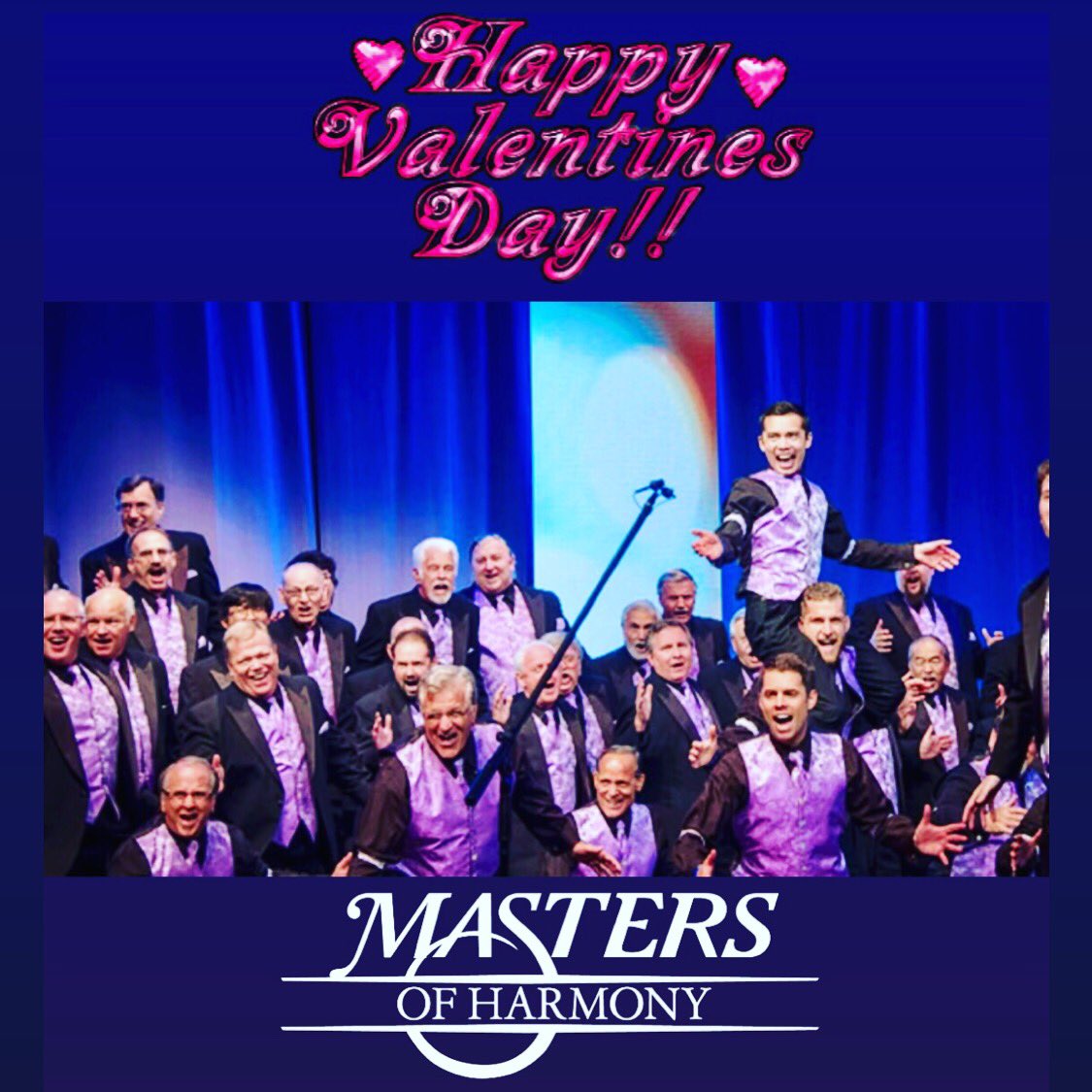 Happy Valentine’s Day from the Masters of Harmony!
♥️♥️♥️♥️
#MastersOfHarmony #Valentine #HappyValentinesDay2019 #acappella