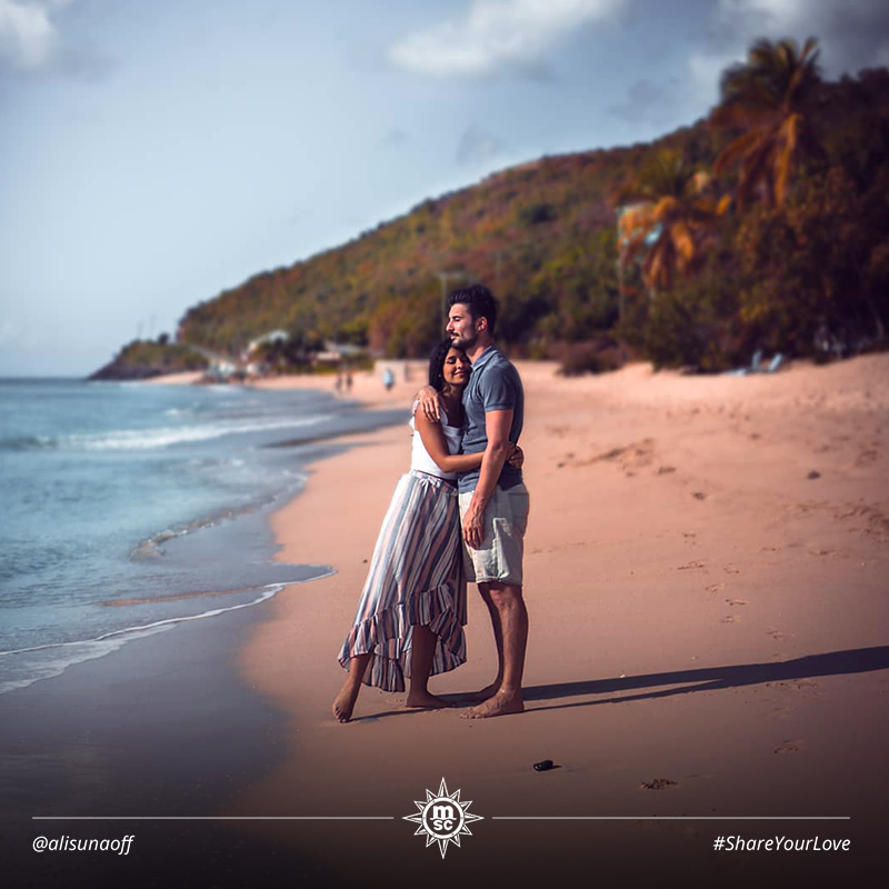 MSCCrucerosArg's tweet photo. El amor está a bordo <3 ¡#CompartiTuAmor con nosotros para celebrar el #DiaDeLosEnamorados! Gracias Ali por tu hermosa foto. #MSCExcursiones https://t.co/OxhOXlW4Xy https://t.co/6bjgN1oUrE