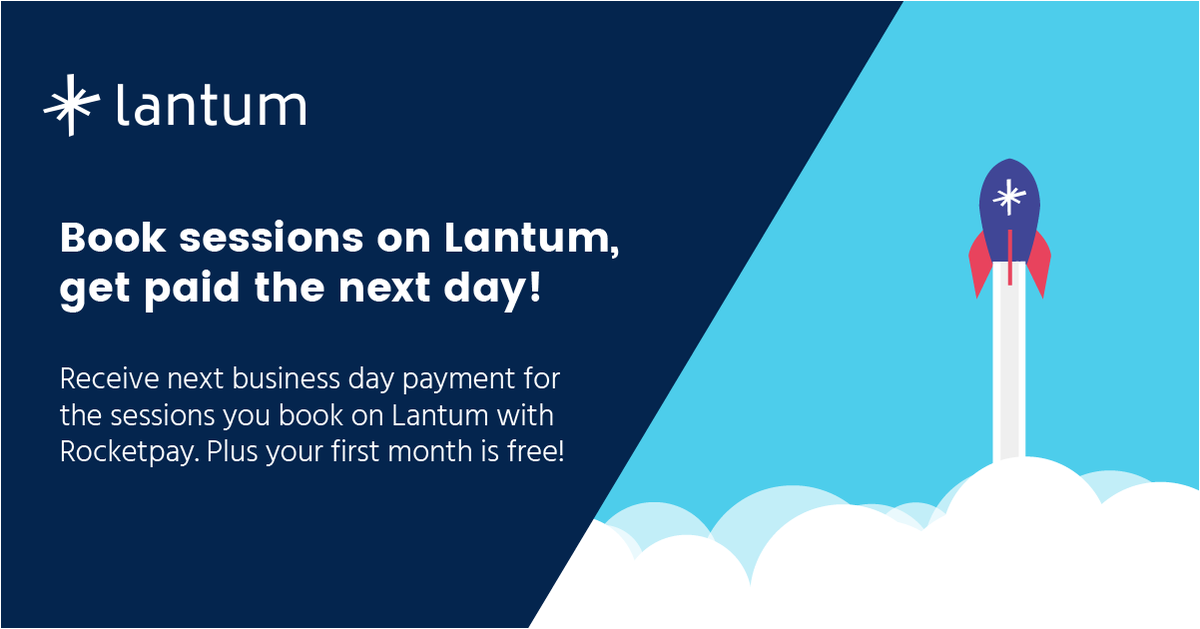 WeAreLantum's tweet photo. Lantum now offers Rocketpay, next business day payments so clinicians no longer have to chase or wait to be paid. Better yet, the first month is FREE! 

https://t.co/Zxs7Bzz3p7 https://t.co/KofE3ro7Dh