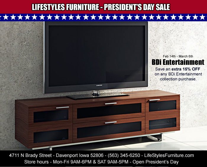 Lifestyles Furniture Iowa Twitter Bdi Entertainment Media An Extra 15 Off At Lifestyles Furniture Feb 14th Through March 6th Quadcities Iowa Illinois