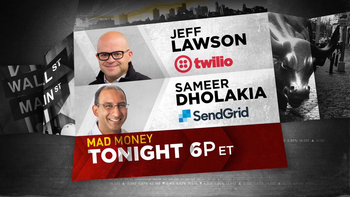 MadMoneyOnCNBC's tweet photo. Earlier this month, @Twilio closed on its acquisition of @SendGrid &amp; tonight @JimCramer is sitting down in an exclusive interview with the CEOs to hear more about how $TWLO's latest addition could revolutionize the customer experience - Don't miss this! https://t.co/tTrrH5oy6N