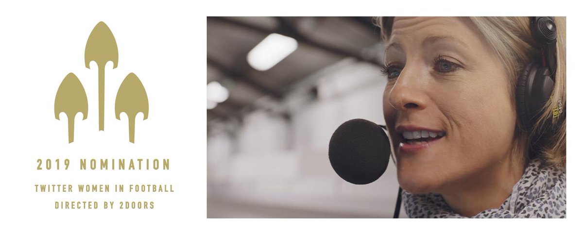 FatLemonTv's tweet photo. Amazing - we are very excited that our film all about @JacquiOatley for @TwitterUK for @WomeninFootball is nominated for a @britisharrows UK CAMPAIGN - THE JOHN WEBSTER AWARD! Thanks so much to all those that worked on this awesome project. https://t.co/WvHu85ma7m