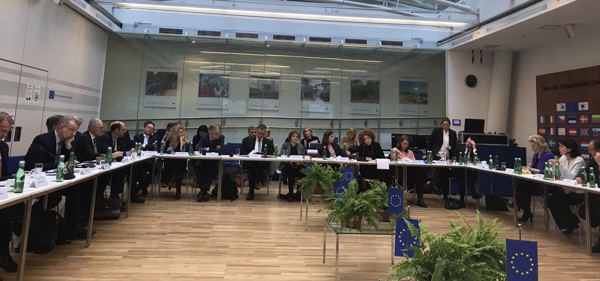 Enjoyed very much to discuss with #EUAmbassadors of #WBcountries and #EUMemberStates the challenges and opportunities of the #EUintegration of the #WesternBalkans. Stressed the need to communicate the #EU’s strategic interest of #Enlargement in #EUMemberStates.