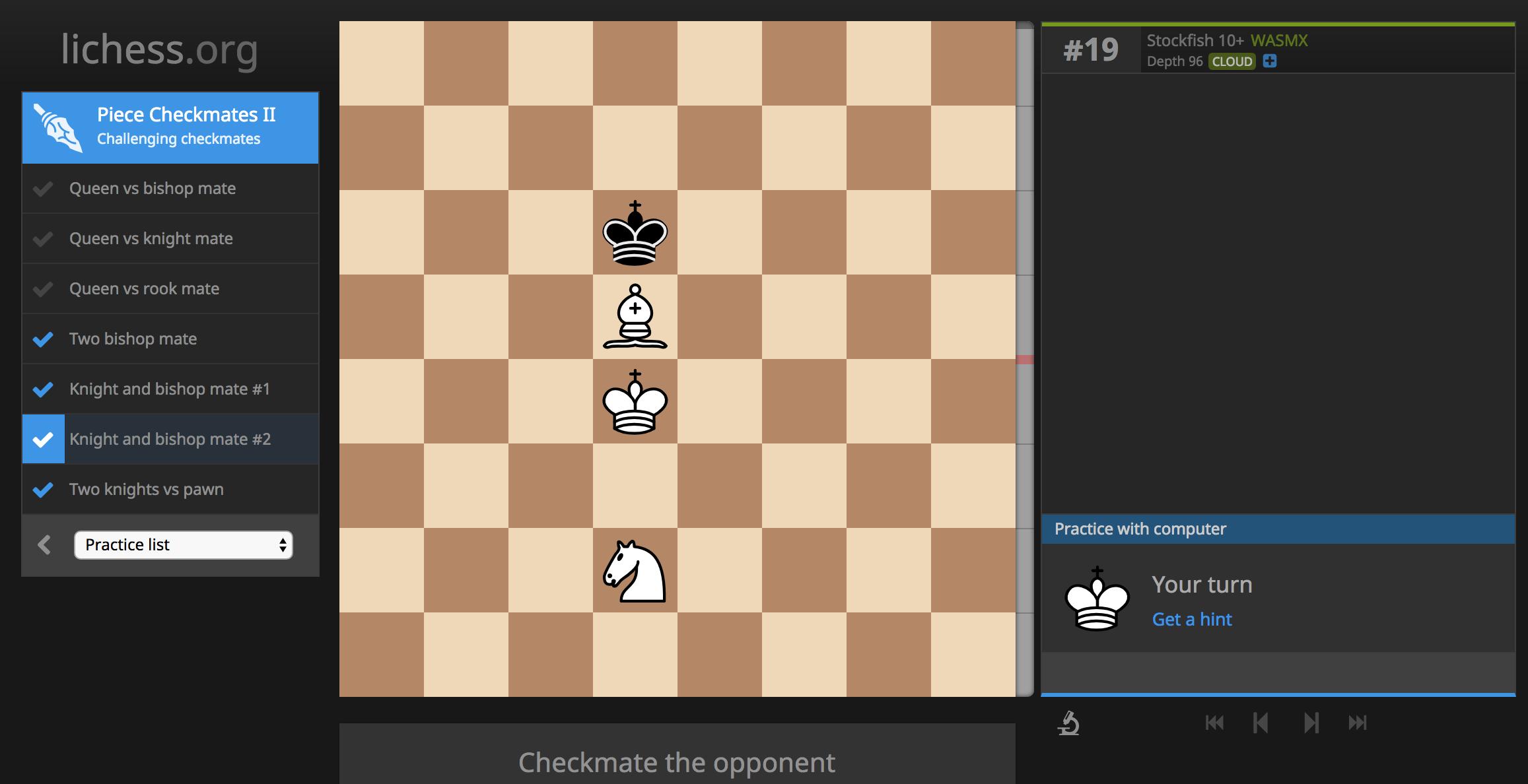 Checkmate help with queen and bishop - Chess Forums 