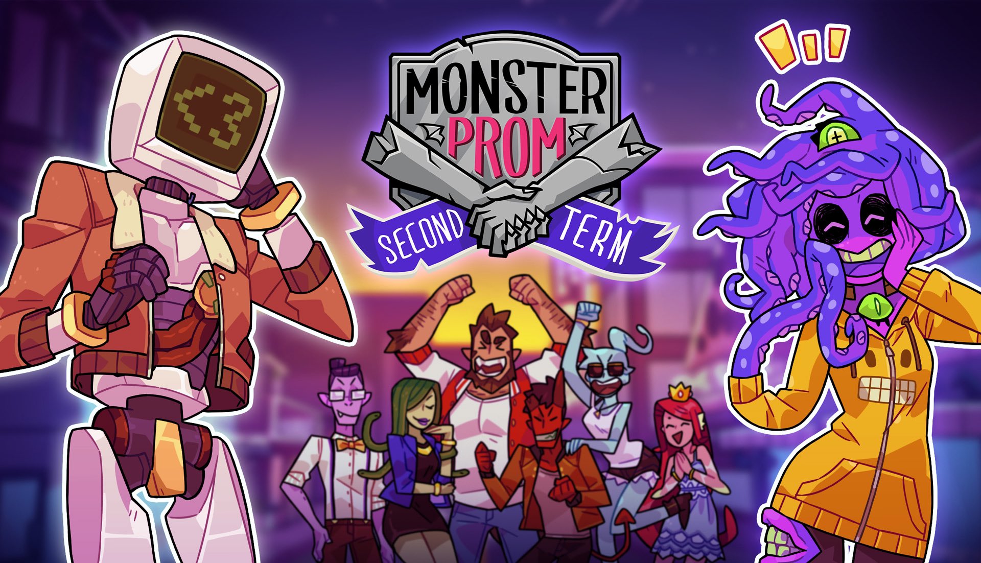 Second term. Монстер Пром. Monster Prom: second term. Monster Prom персонажи. Monster Camp calculester.