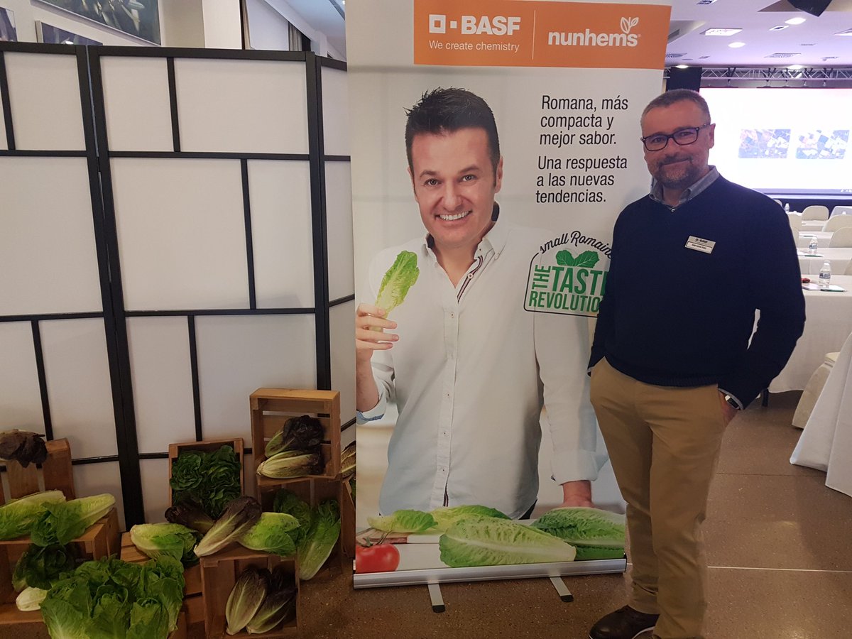 Our new Crop Sales Manager ready for the #RomainRevolution #Nunhems <a href="/BASF_AgroES/">BASF Agro España</a> #Agricultura #Lettuce