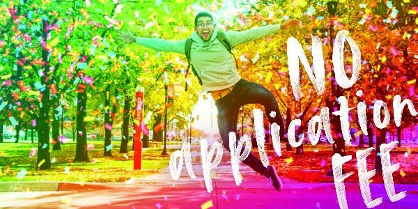 ESUadmissions's tweet photo. Happy Valentine's Day! As our sweet treat to you, today until 11:59 p.m. on Sunday, Feb. 17 any Fall/Summer 2019 student can apply and we'll cover your $30 application fee! Already applied but haven't paid yet? Let us know you're still interested and we'll waive your fee, too! 🐝 https://t.co/KZonVotJBu