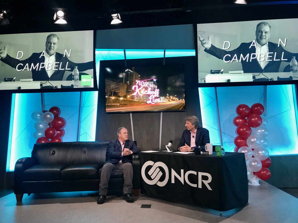 CEOMikeHayford's tweet photo. Today we held a 2019 kickoff webcast at @NCRCorporation, live + broadcasted to all 30,000+ employees. It was especially great to connect with employees, and speak with leaders across the company to expand on strategic priorities for the year! #NCRLife https://t.co/r4jWc95DQZ