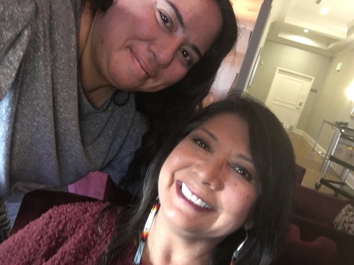DaRealMina's tweet photo. What a blessing to have my friend Cindy here in Savannah. Sharing with me #Indigenous stories helping me get into character and placing things into perspective. Things I knew but now confirmed. I’m ready 4 my close up mr.deville 😍 #actorslife #latinactress #nativeactress https://t.co/40ca7k8vlW