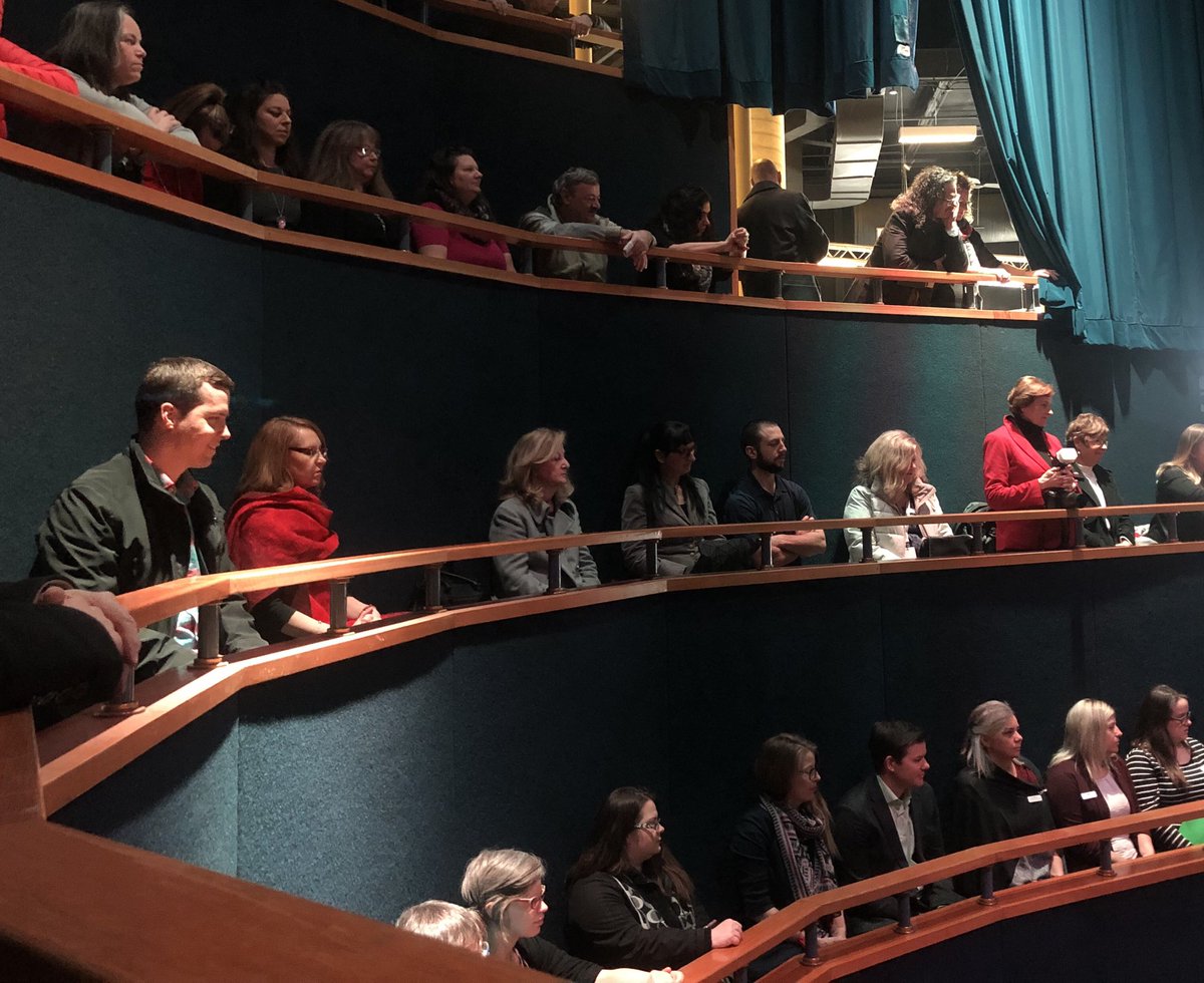 SNOLABscience's tweet photo. It’s a full house here @ScienceNorth to celebrate the launch of their reimagined 4th floor! 

#THINKproject #STEMeducation https://t.co/bZNsQ2jLmX