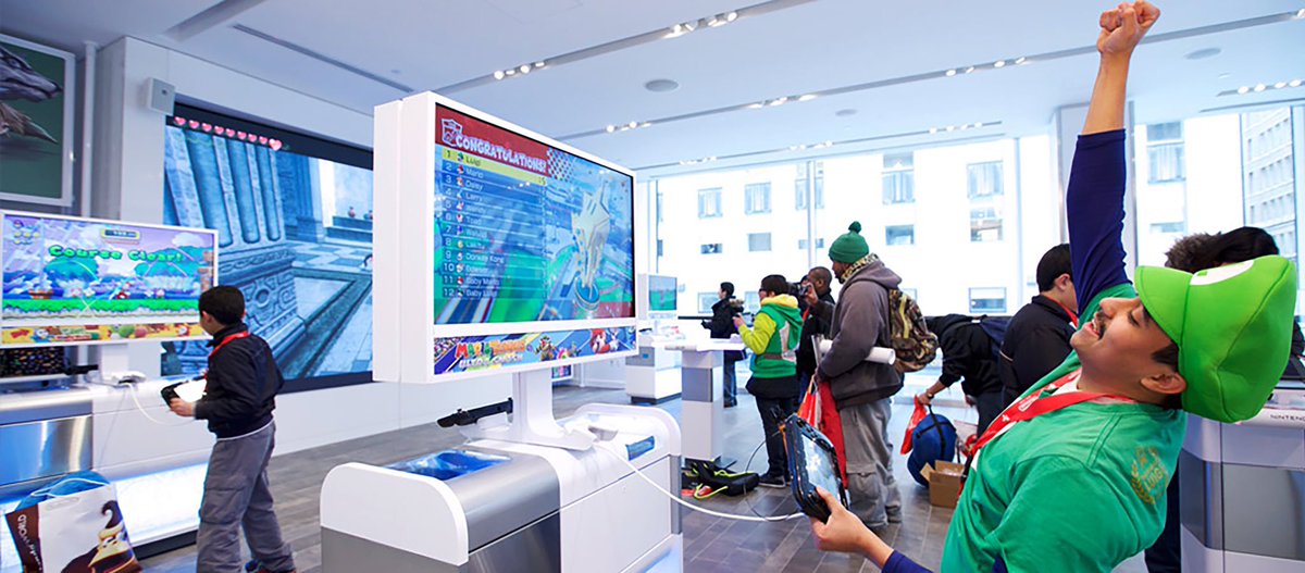 CreateLED's tweet image. Take a look at our LED video wall in Nintendo NYC where it is impacting game players’ every day!
@CreateLED at the Game Experience Centre, the facility brings together #retail,  #entertainment tech.