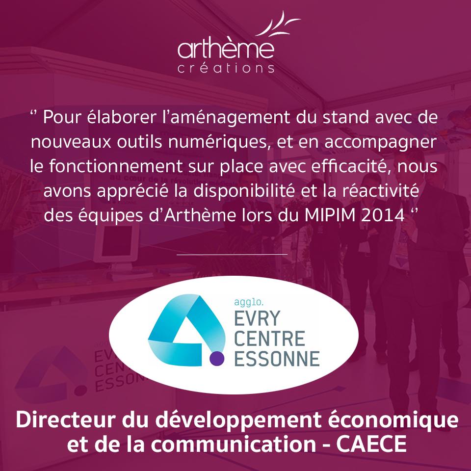 ArthemeCrea's tweet image. [TÉMOIGNAGE] Communauté d'Agglomération Évry Centre Essonne (2014)