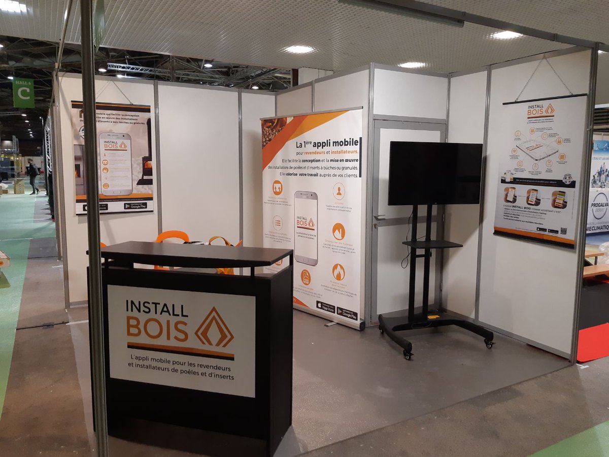 #Flamexpo du 13 au 15 février, présentation de notre application INSTALL BOIS, qui facilite la conception et la mise en oeuvre des installations de poêles et d'inserts à bûches ou granulés <a href="/bepositiveevent/">Salon BEPOSITIVE</a> , #energiebois, #chauffage