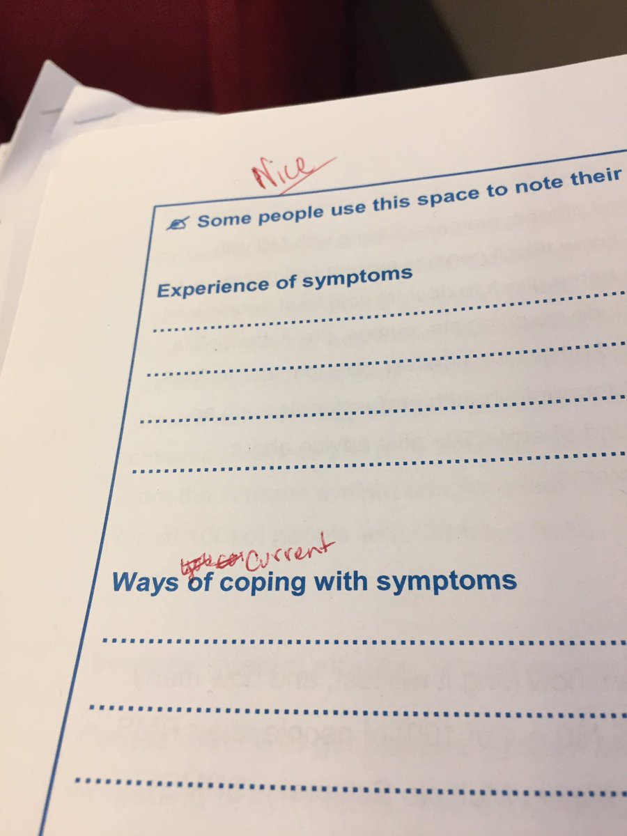 2016_Crimson's tweet photo. What a great day! We met with people with MS and we gave them a red pen 🖊 to go over our brochure. They liked lots of things, they changed lots of things. We learned, we listened, and we laughed a lot... This is how people involvement in research looks like 👇🏾👇🏾@mssocietyuk https://t.co/MT8Il2di9H