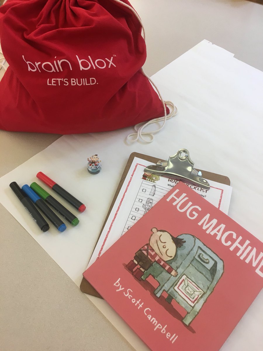 The amazing <a href="/jessl63082/">Jessica  Thurston</a> came up with a brilliant way for us to use our <a href="/Ozobot/">Ozobot</a> robots and our #brainblox with <a href="/scottlava/">Scott C.</a>’s wonderful book HUG MACHINE. <a href="/ThomsonTigers/">Thomson Tigers</a> first graders will be making mazes for their “hug machines” to navigate! Librarians + teachers = MAGIC ✨