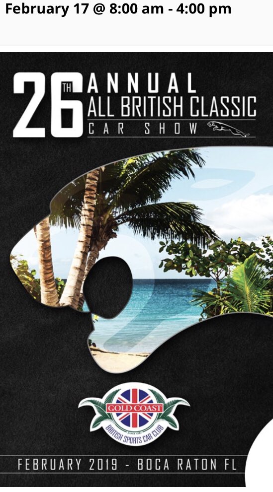 HiLineStyling's tweet image. British Classic Car Show  /Palm Beach Outlet Mall