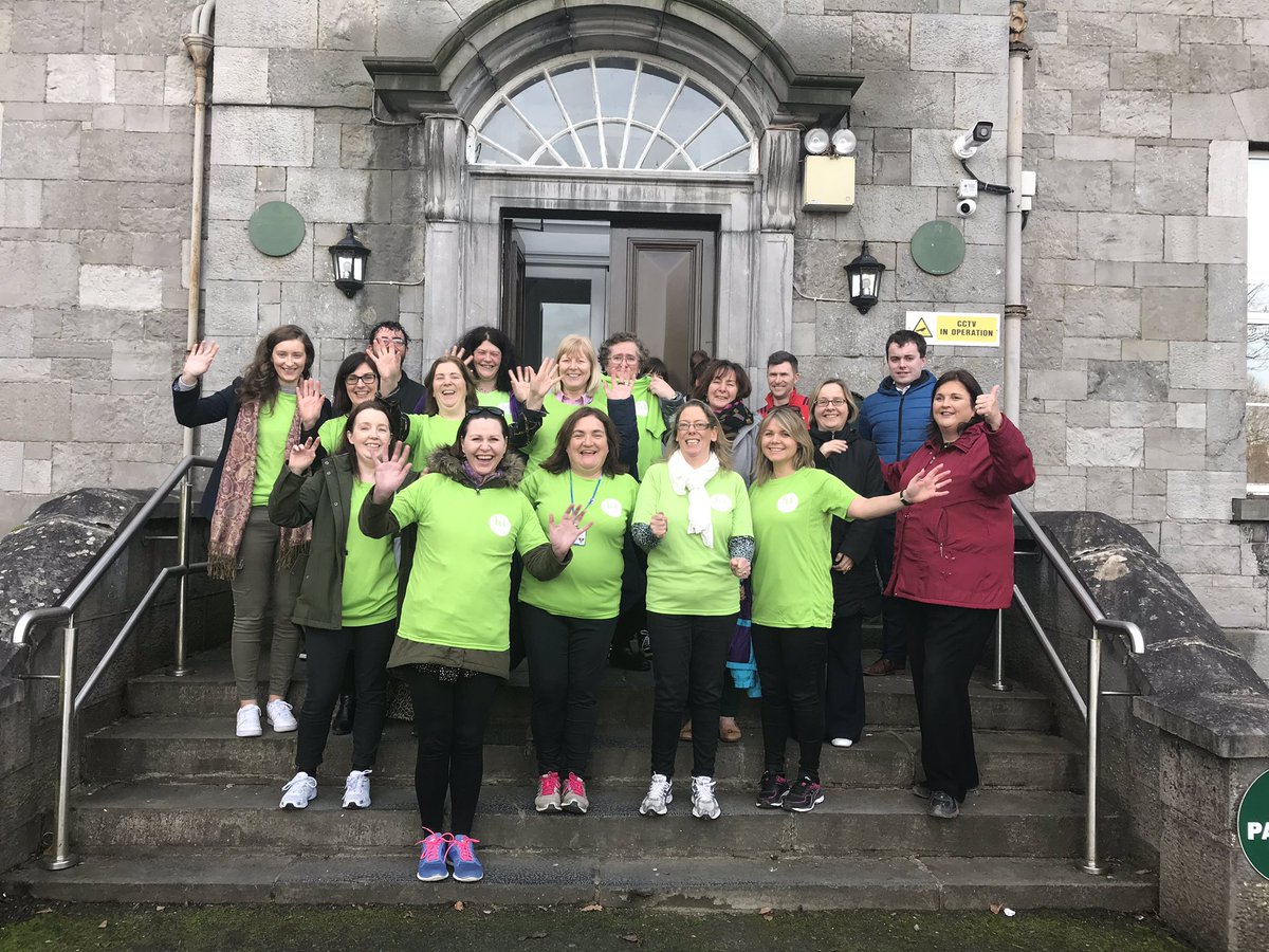 Thanks to Marie O’Flynn and the ValuesinAction champions for bringing #HILoveWalking to StJoseph’s, Limerick today @CommHealthMW
