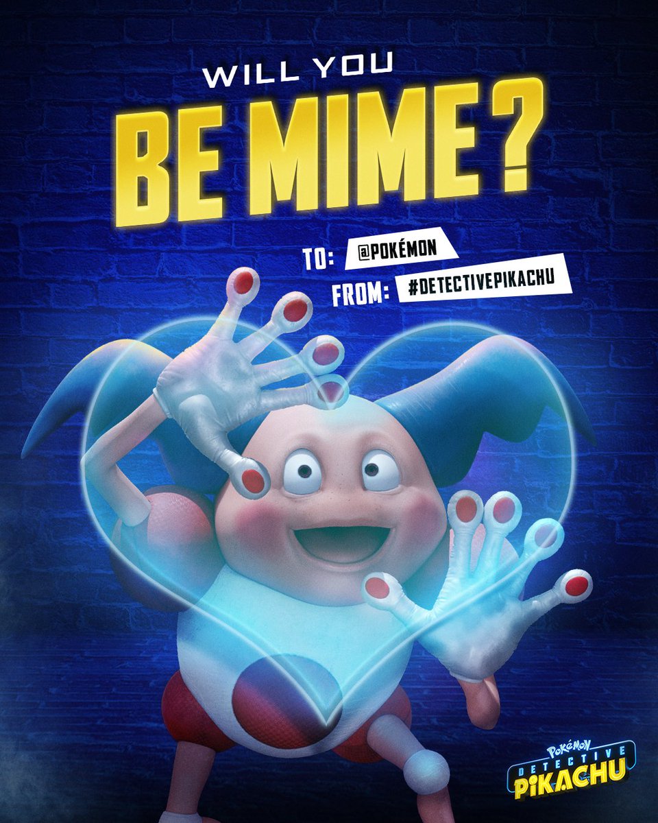 POK\u00c9MON Detective Pikachu on Twitter: \u0026quot;Dear @Pokemon , will you be Mime? \ud83d\udc9b From,  