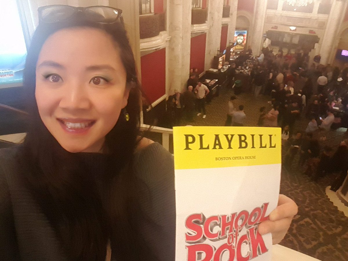 TinaGaoOnAir's tweet photo. Too much #talent for one stage! Thoroughly enjoyed @SoRmusical. Hilarious, awe-inspiring, and the live #music is simply phenomenal. Thank you so much, @BroadwayBoston ❤🎼🎤🎧🎸🎹🥁🎶🎙#SchoolofRockBoston #BroadwayInBoston #OpeningNight #SchoolofRockMusical #SORonTour #KidsonTour https://t.co/8MyB6i0Q39
