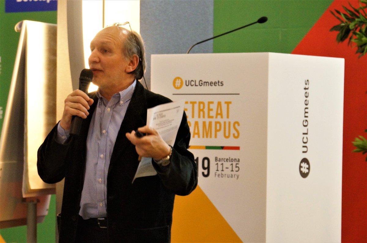 uclg_org's tweet photo. NOW📢The @GoldUCLG participating in this workshop!:

"It's a challenge and at the same time an opportunity. We need to ensure that all local and regional govs are included in national mechanisms for VNR preparation" Edgardo  B., Director of Research of UCLG.

#UCLGMeets #HLPF2019 https://t.co/UiKu3WoDLU