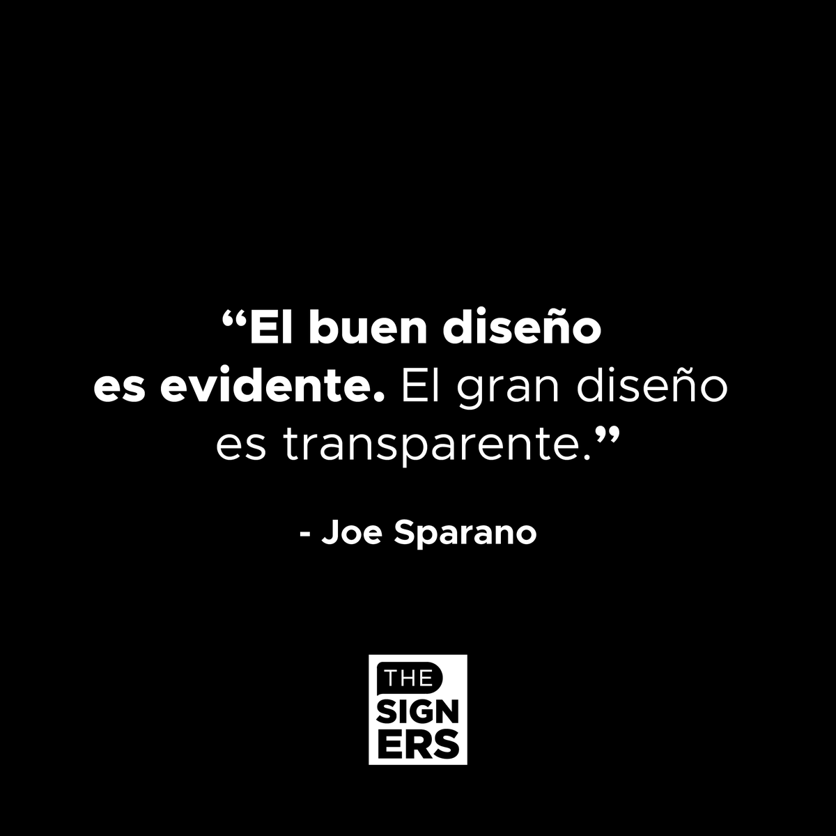 _TheSigners's tweet photo. "El buen diseño es evidente, el gran diseño es transparente" -Joe Sparano 

#innovacion #InnovacionEducativa #InnovarParaCambiar #diseño #creatividad #diseñadores #CreatividadEnRed #frases #designthinking #emprendedores #creativos #thesigners #Soluciones #simplicidad #simplicity https://t.co/g7puVWZ2Rg