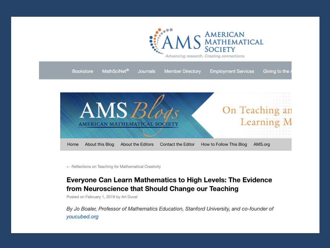 This is my short summary of neuroscience &amp; maths - even if you have zero time, please read the first paragraph 🙂❤️🙂blogs.ams.org/matheducation/…