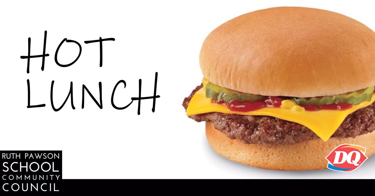 REMINDER: Hot Lunch is Friday!!