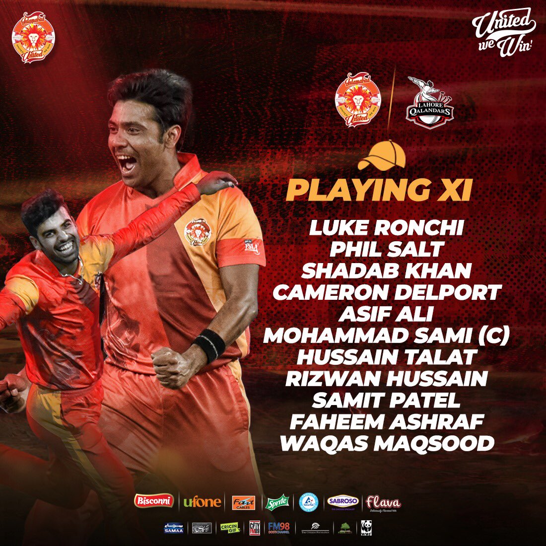 IsbUnited's tweet photo. Here’s our PLAYING XI for today’s game.
Good Luck, #Sherus 🦁
#UnitedWeWin #IUvLQ https://t.co/Z2c90GG77b
